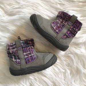 Surprize by Stride Rite Toddler Knit Boots sz 5